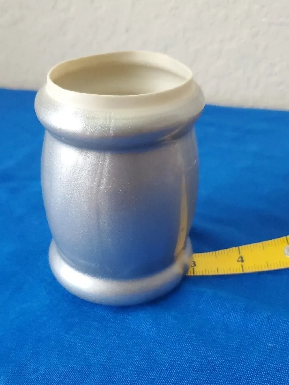 Vintage Coors Light Silver Barrel Koozie Mug Insulated Can Cooler Retro Barware